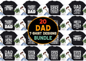 Dad T-Shirt Design Bundle