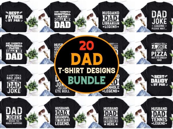 Dad t-shirt design bundle