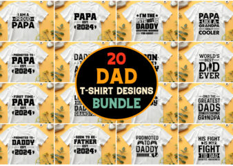 Dad T-Shirt Design Bundle