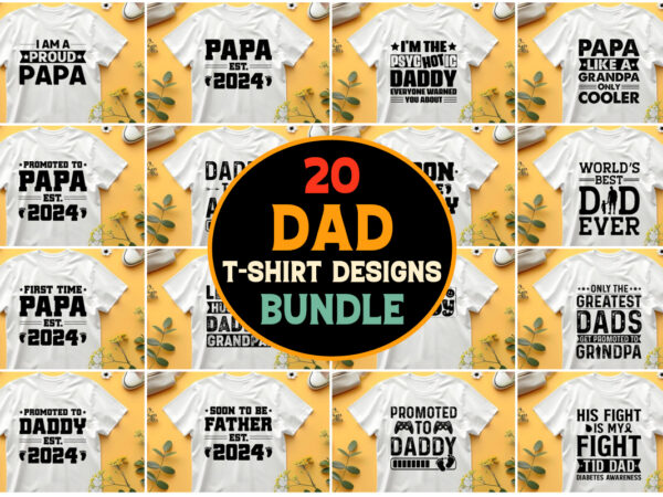 Dad t-shirt design bundle