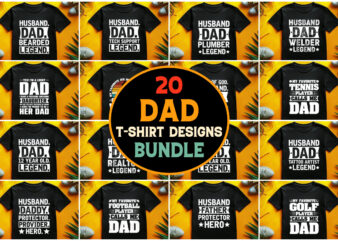 Dad T-Shirt Design Bundle