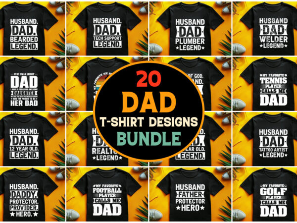 Dad t-shirt design bundle