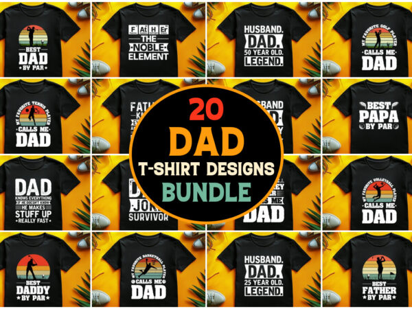 Dad t-shirt design bundle