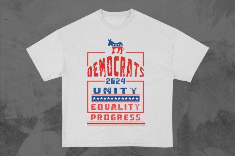 Democrat Campaigne T-shirt Design Bundle