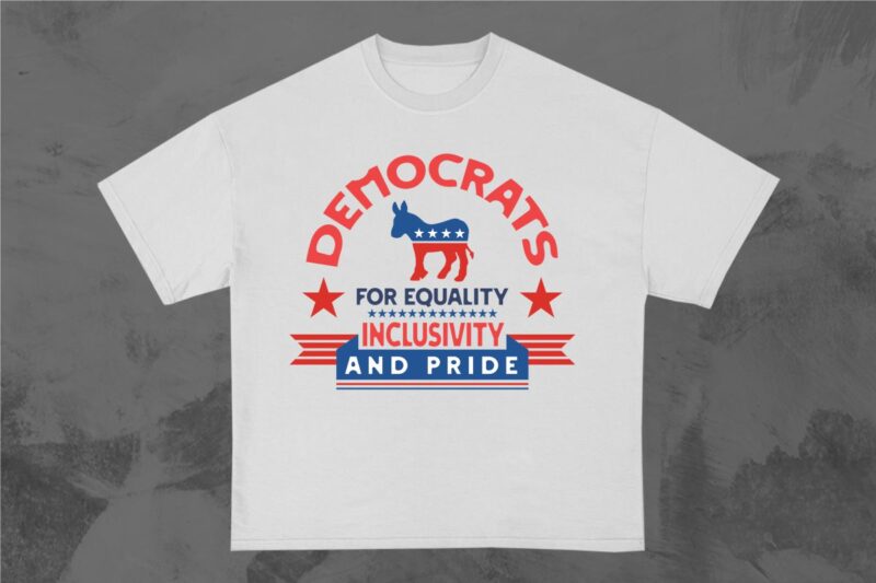 Democrat Campaigne T-shirt Design Bundle