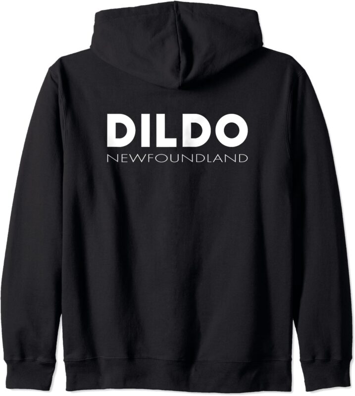 Dildo Newfoundland and Labrador Canada Funny City Zip Hoodie