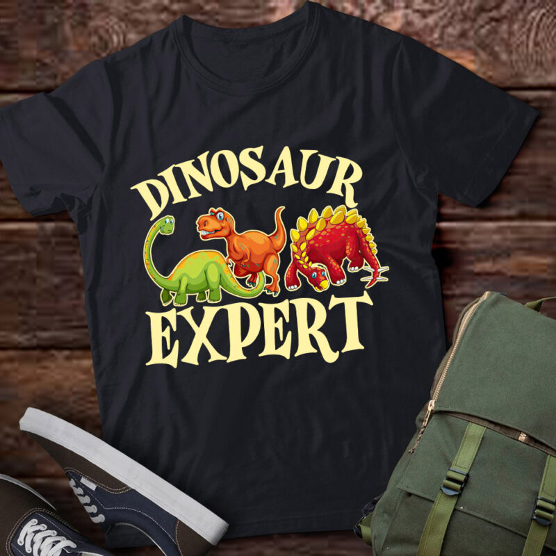 Dinosaur Dinosaurs Expert Paleontologist for Kids Boys Girls T-Shirt ltsp