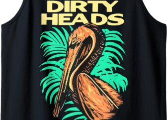 Dirty Heads Huntington Beach Ca Tour Tank Top t shirt vector illustration