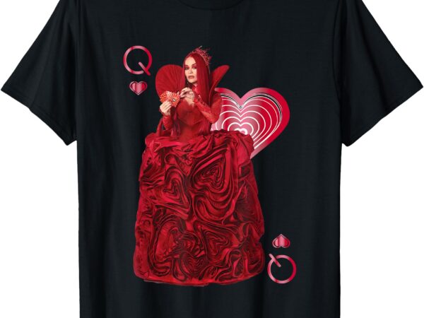 Disney descendants_ the rise of red queen of hearts portrait t-shirt