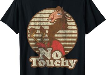 Disney Emperor’s New Groove Kuzco Llama No Touchy Short Sleeve T-Shirt