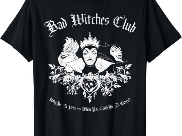 Disney villains bad witches club group shot vintage t-shirt