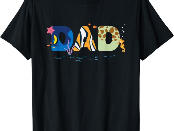 Disney and pixar’s finding nemo dad father’s day birthday t-shirt