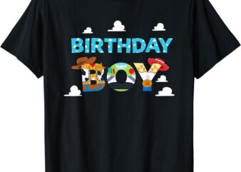 Disney and Pixar’s Toy Story Clouds Birthday Boy T-Shirt