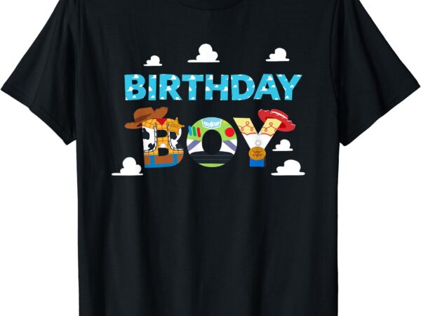 Disney and pixar’s toy story clouds birthday boy t-shirt