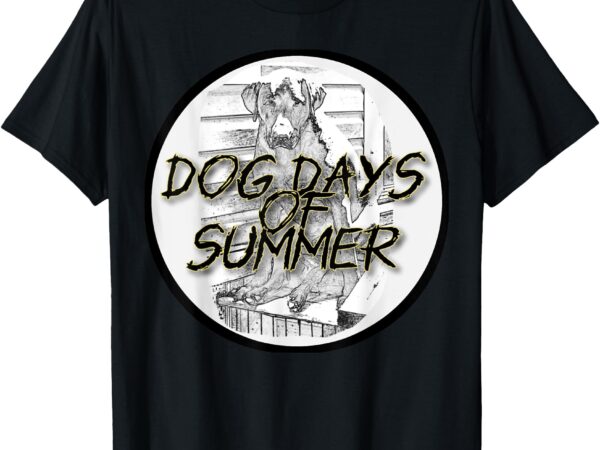 Dog days of summer band logo t-shirt