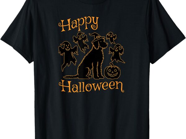 Doodle silhouette happy halloween t-shirt