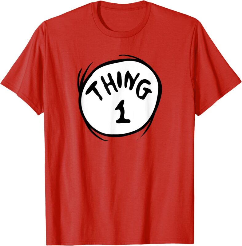 Dr. Seuss Thing 1 Emblem T-Shirt