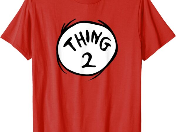 Dr. seuss thing 2 emblem t-shirt