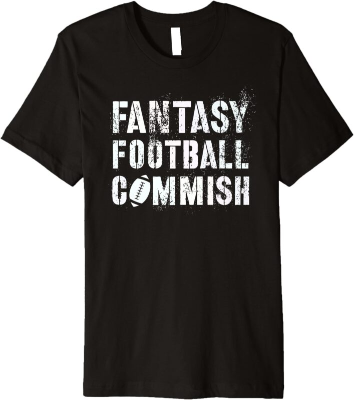 Drafting FANTASY FOOTBALL COMMISH Dibs on the Commissioner Premium T-Shirt