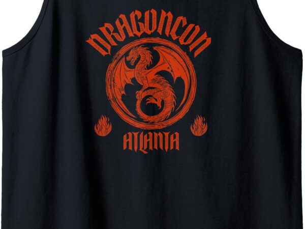 Dragoncon icon tank top t shirt vector illustration