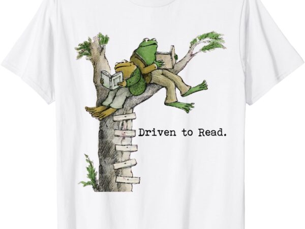 Driven to read frog & toad library reading t-shirt