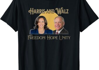 Elect Harris Walz 2024 Kamala and Tim President and VP T-Shirt