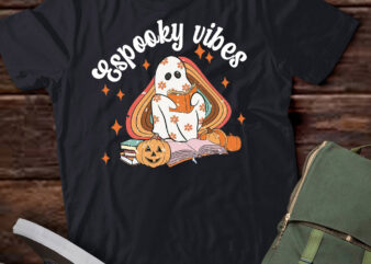 Espooky vibes maestra halloween spanish mexican teacher T-Shirt ltsp