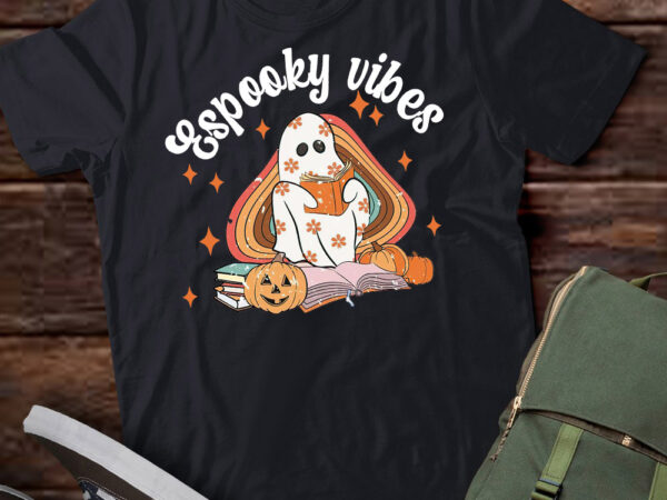 Espooky vibes maestra halloween spanish mexican teacher t-shirt ltsp