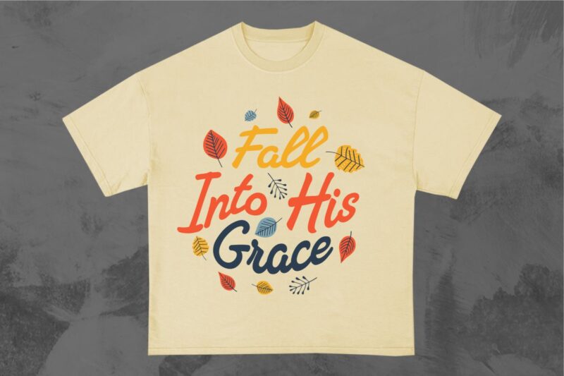 Fall for Jesus T-shirt Design Bundle