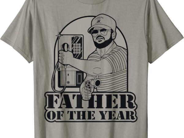 Father of the year gary plauche fathers day vintage. t shirt graphic design