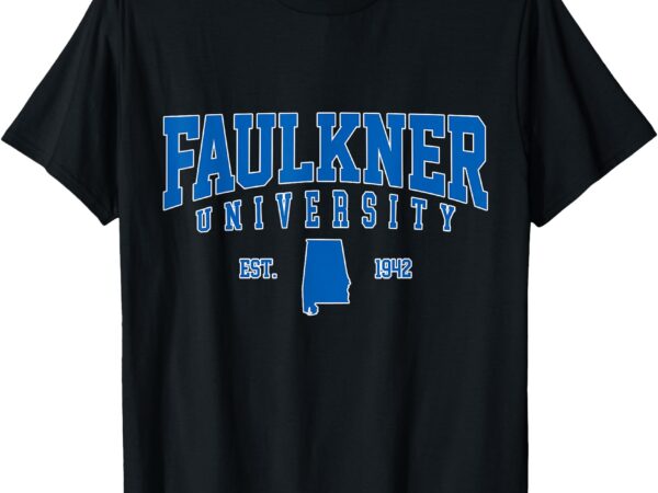 Faulkner university arch vintage retro college sports t-shirt