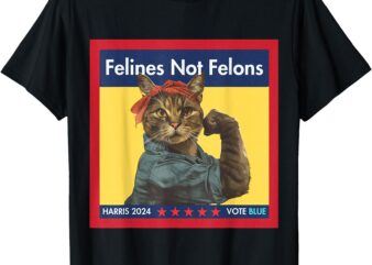 Felines Not Felons – Feminist Gift T-Shirt