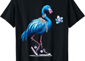 Flamingo Chucks And Pearls Comma La Kamala 2024 T-Shirt