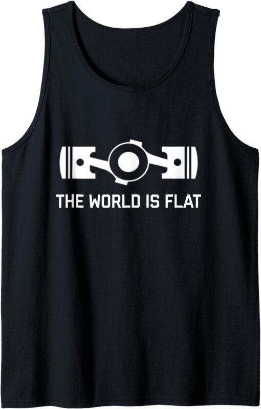 Flat Four Boxer Engine JDM Racecar Tank Top