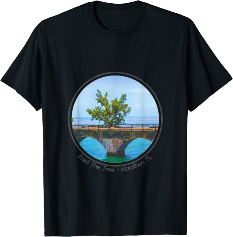 Fred the Tree Marathon FL 7- mile bridge tree of Hope T-Shirt