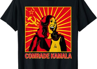 Fun Socialist Comrade Kamala Commie La Harris 2024 Kammunism T-Shirt