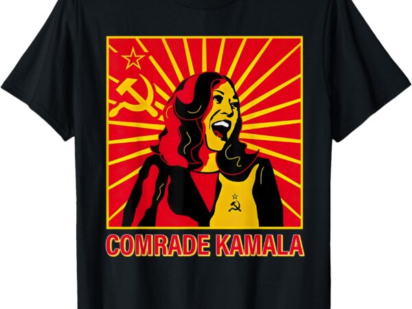 Fun socialist comrade kamala commie la harris 2024 kammunism t-shirt