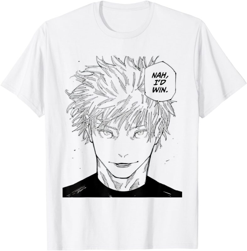 Funny Anime Meme Nah I’d Win Reference Gojo T-Shirt