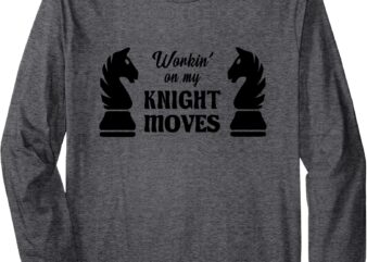 Funny Chess Shirt Design – Perfect Gift for Chess Players Long Sleeve T-Shirt