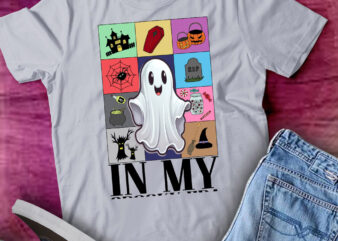 Funny Ghost Retro Halloween T-shirt ltsp