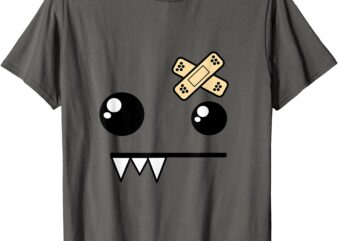 Funny Monster Scene Kid Emo Design T-Shirt