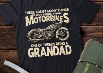 Funny Motorbike Biker Motorcycle Bike Father’s Day Grandad lts-d