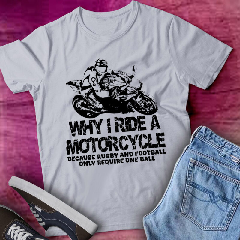 Funny Motorbike Biker Other Sports Only Require One Ball lts-d