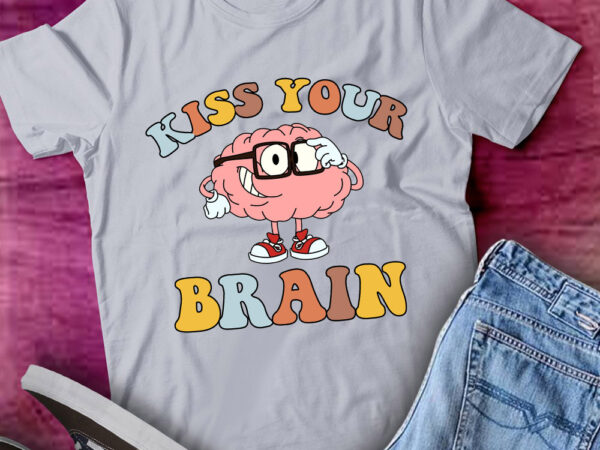 Funny teacher kiss your brain back to school gift lts-d t shirt graphic design