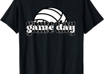 Game Day Funny Team Sports Volleyball Mom Dad Coach T-Shirt