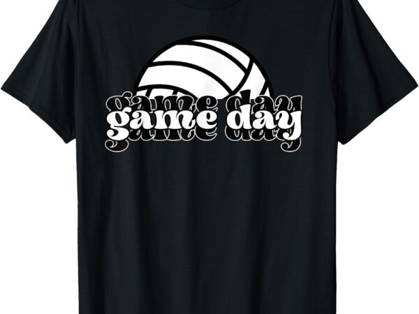 Game day funny team sports volleyball mom dad coach t-shirt