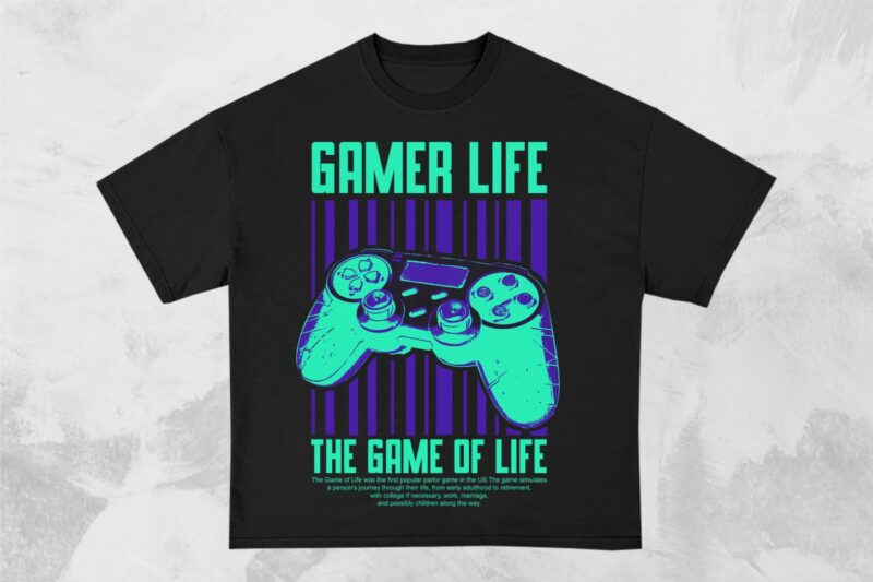 Gaming T-shirt Design Bundle