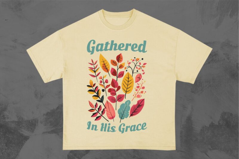 Fall for Jesus T-shirt Design Bundle