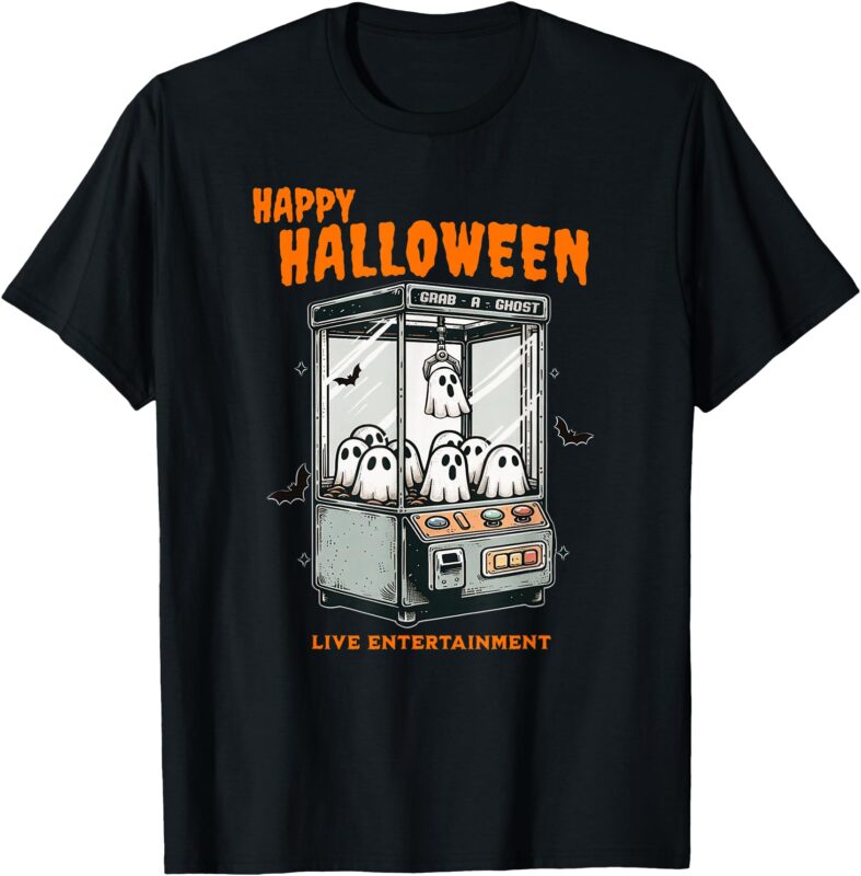 Ghost Claw Game Happy Halloween T-Shirt