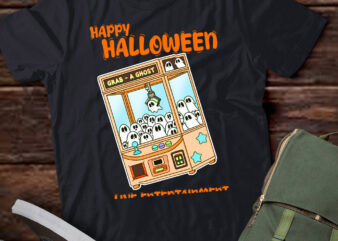 Ghost Claw Game Happy Halloween T-Shirt ltsp